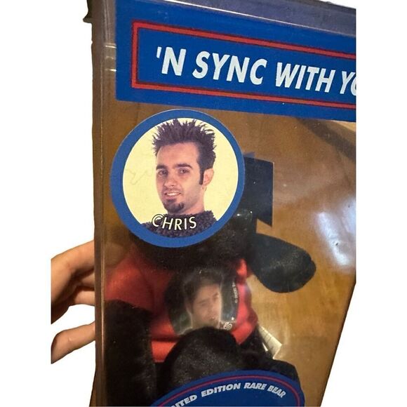 Vintage NSYNC Chris Limited Edition Rare Bear 'N SYNC WITH YOU Plush Boxed - Picture 5 of 10